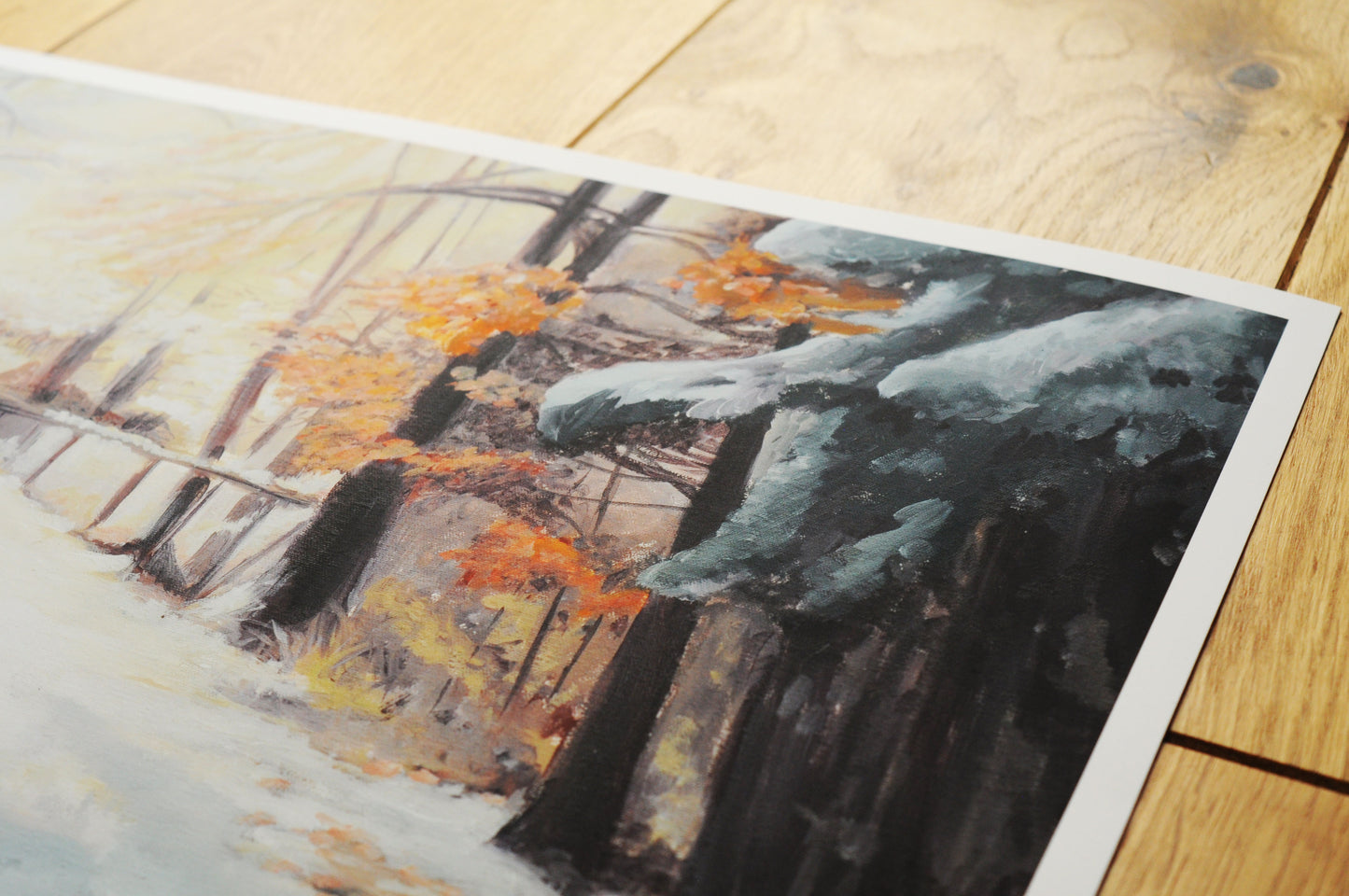 Fine Art Druck | Winterweg