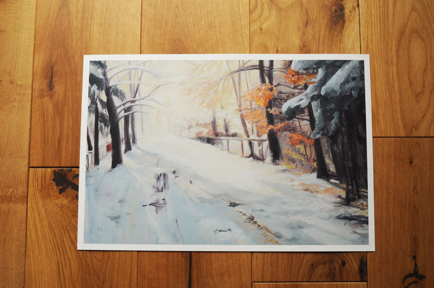 Fine Art Druck | Winterweg
