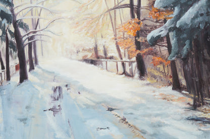 Fine Art Druck | Winterweg