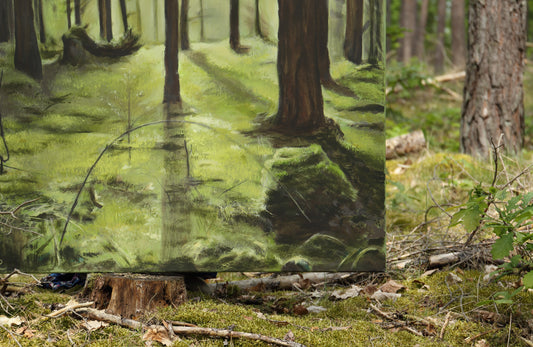 Fine Art Druck | Waldspaziergang