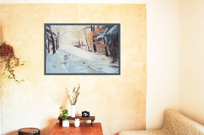Fine Art Druck | Winterweg